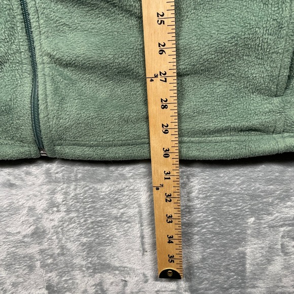 Harriton US Army Veteran Fleece Jacket Full Zip Green Mens 2XL - Picture 8 of 10